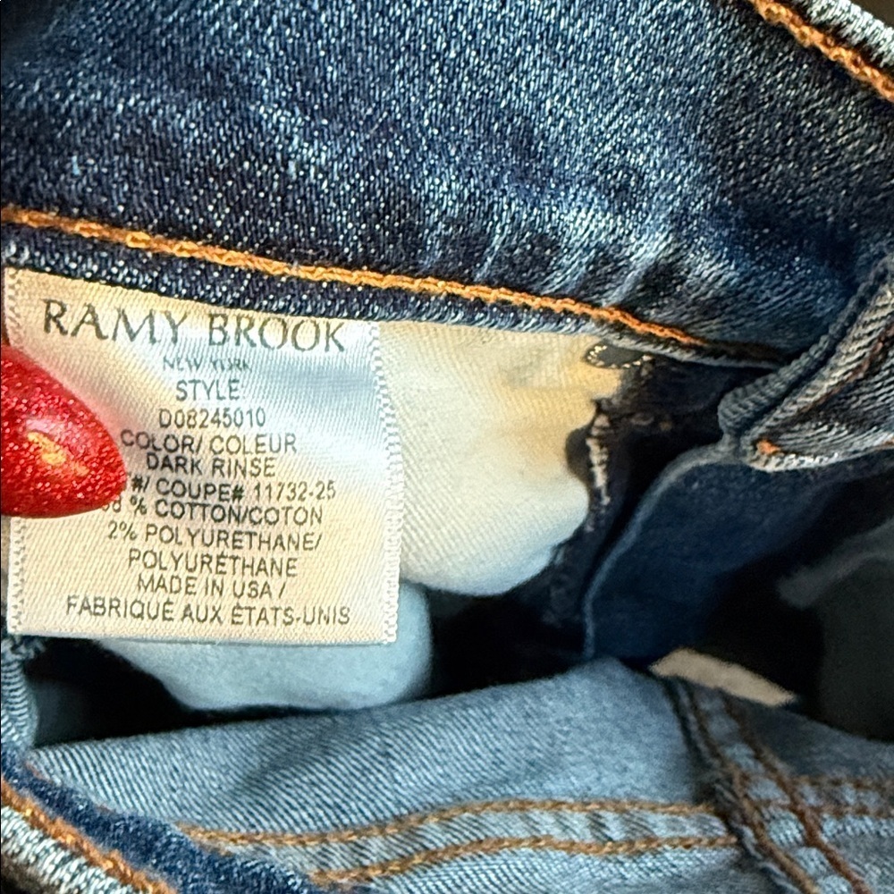NEW Ramy Brook Tyra Cropped Denim 24 - Picture 11 of 12